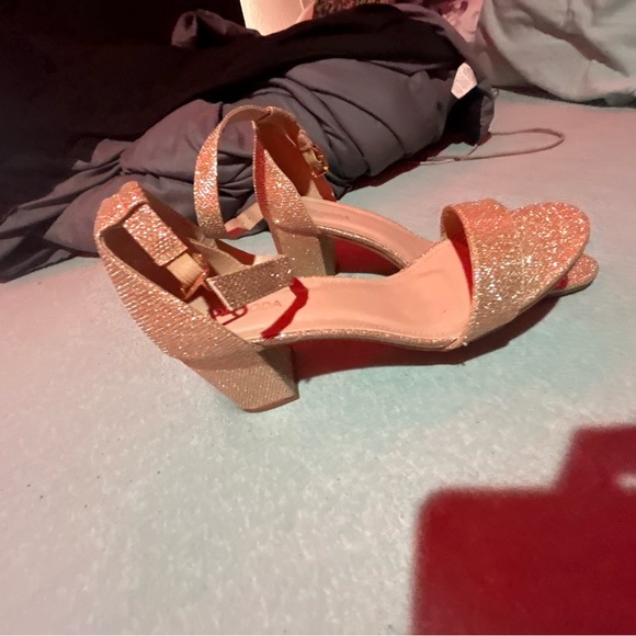 Sweet 16 dress, sage green, pink, white, silver. Size 9 - Picture 6 of 15